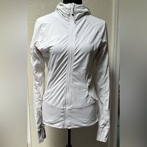 Lululemon Hooded Nulu Define Ruched Yoga Jacket - Flux- Size 8 (Special Edition)